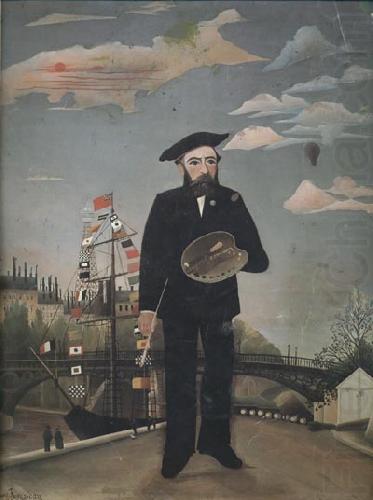 Myself Landscape Portrait, Henri Rousseau